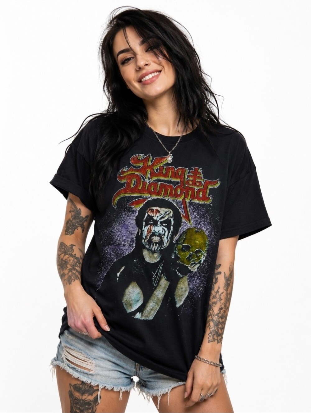 King Diamond Conspiracy Medium Black Shirt